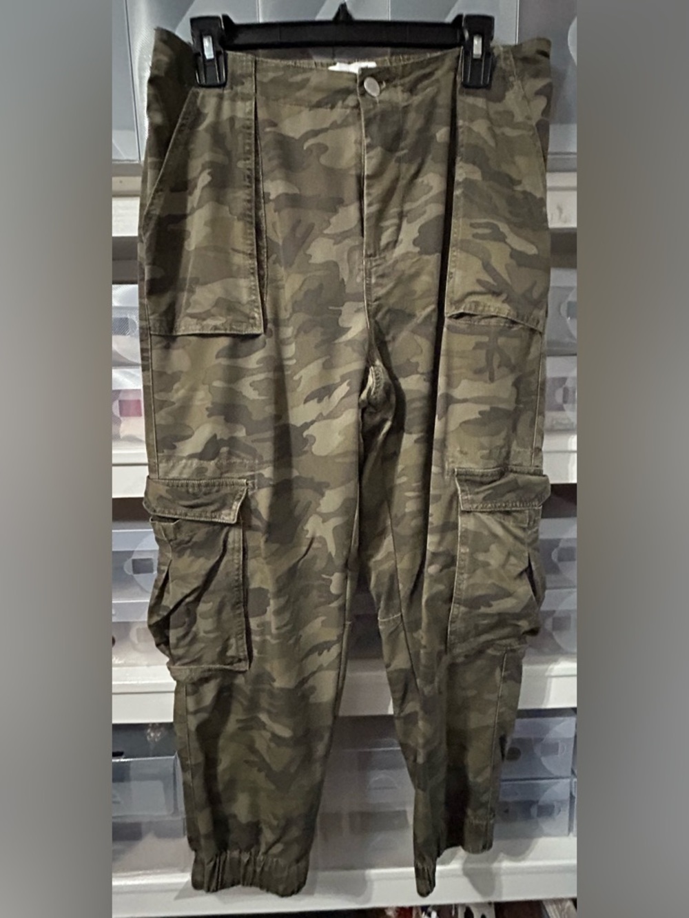 Dear John Olive Camo Cargo Pants
